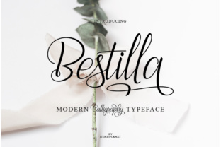 Bestilla: A Swashy Script Font for Editorial Design