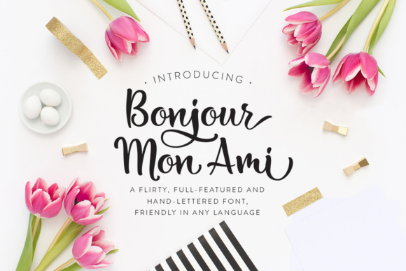 Bonjour Mon Ami: A Script Font for Warm, Professional Branding