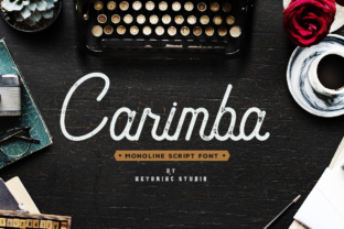 Carimba: A Vintage Script Typeface for Editorial Design