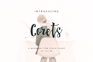 Corets: A Handwritten Script Font for Modern Web Design