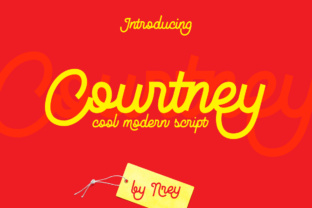 Courtney: A Retro Script Typeface for Modern Editorial Design