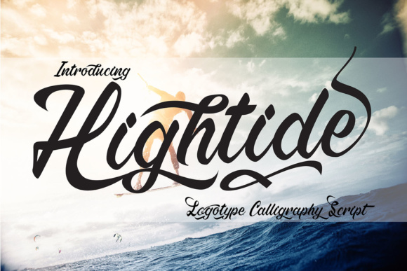 Hightide Typeface: Elevating Campaign Visuals with Retro Script Charm