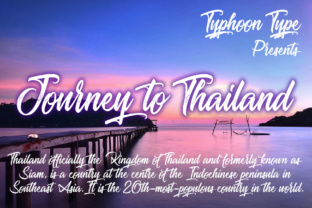 Journey to Thailand: A Display Typeface for Elegant Branding
