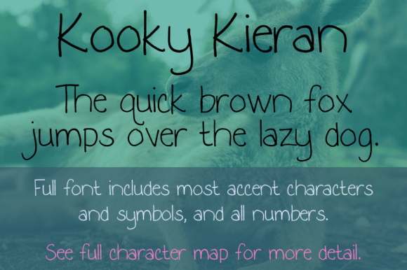 Kooky Kieran: A Handwritten Font for Authentic Brand Identity
