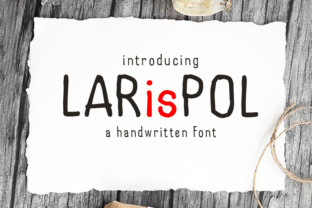 Larispol Typeface Review: A Handwritten Condensed Font for Modern Campaigns