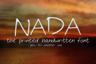 Nada Typeface: A Handwritten Font for Authentic Brand Identity