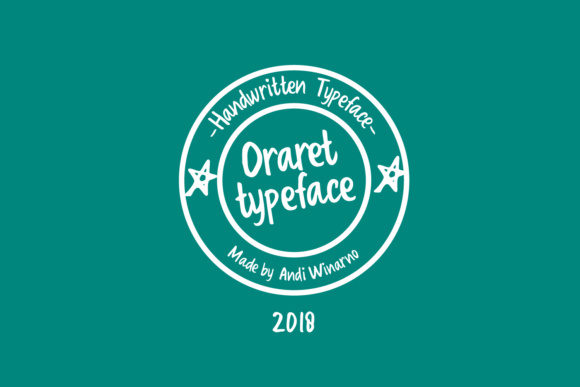 Oraret: A Handwritten Typeface for 90s-Inspired Brand Identity