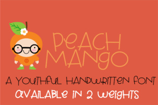 Peach Mango: The Whimsical Script Font for Handmade Labels and Invitations