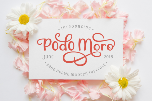 Podo Moro: The Modern Script Typeface That Elevates Small Business Branding