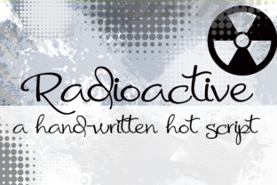 Radioactive Typeface Review: A Bold Script for Digital Branding