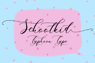 Schoolkid: A Textured Script Typeface for Feminine Brand Identity