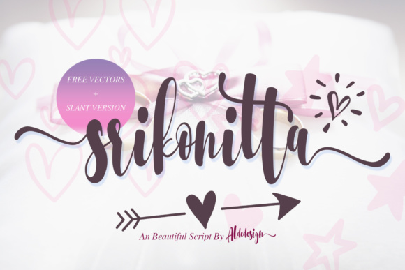 Srikonitta: A Modern Script Font for Digital Branding