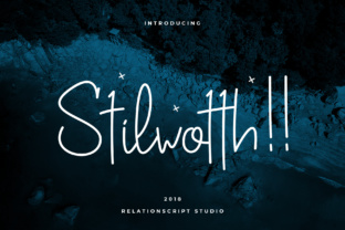 Stilwotth: The Elegant Script Font for Handmade Brands