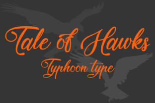 Tale of Hawks: A Modern Script Font for Digital Branding